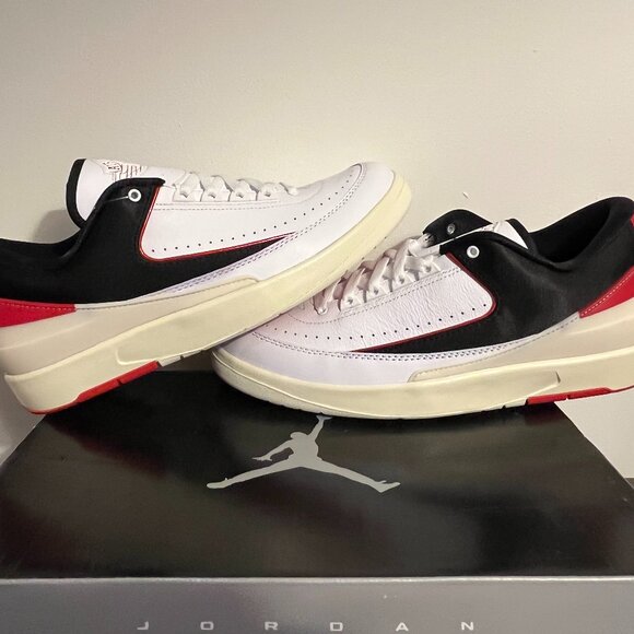 Jordan Shoes - 🔥 Air Jordan 2 “White/Black/Red” | W12 / M10.5 | Brand New ❌📦 🔥